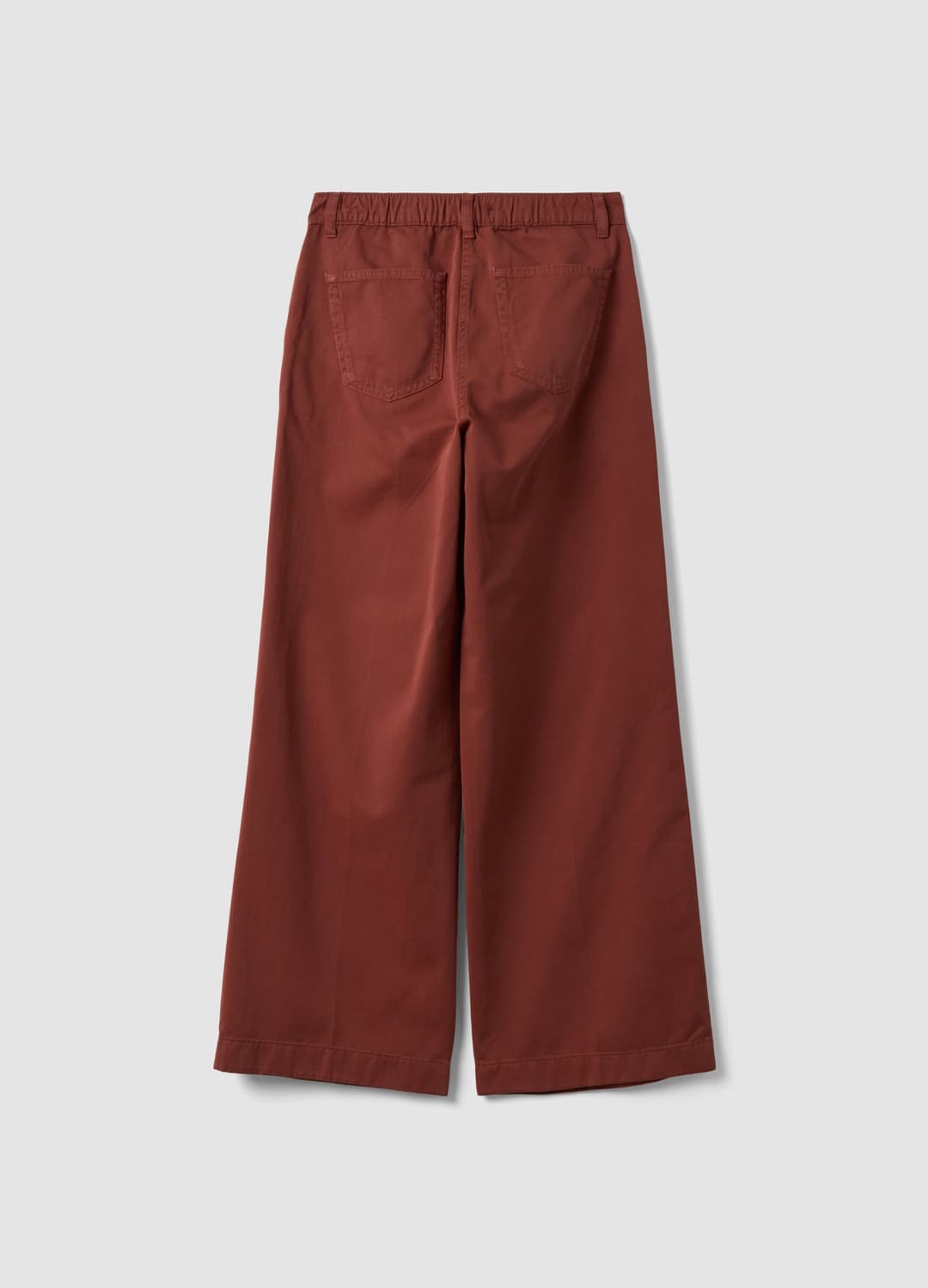 Pantaloni Chino Rossi Wide Leg In Puro Cotone Con Bande A Contrasto | OVS Pantaloni Chino Rossi Wide Leg In Puro Cotone Con Bande A Contrasto - 6 | OVS