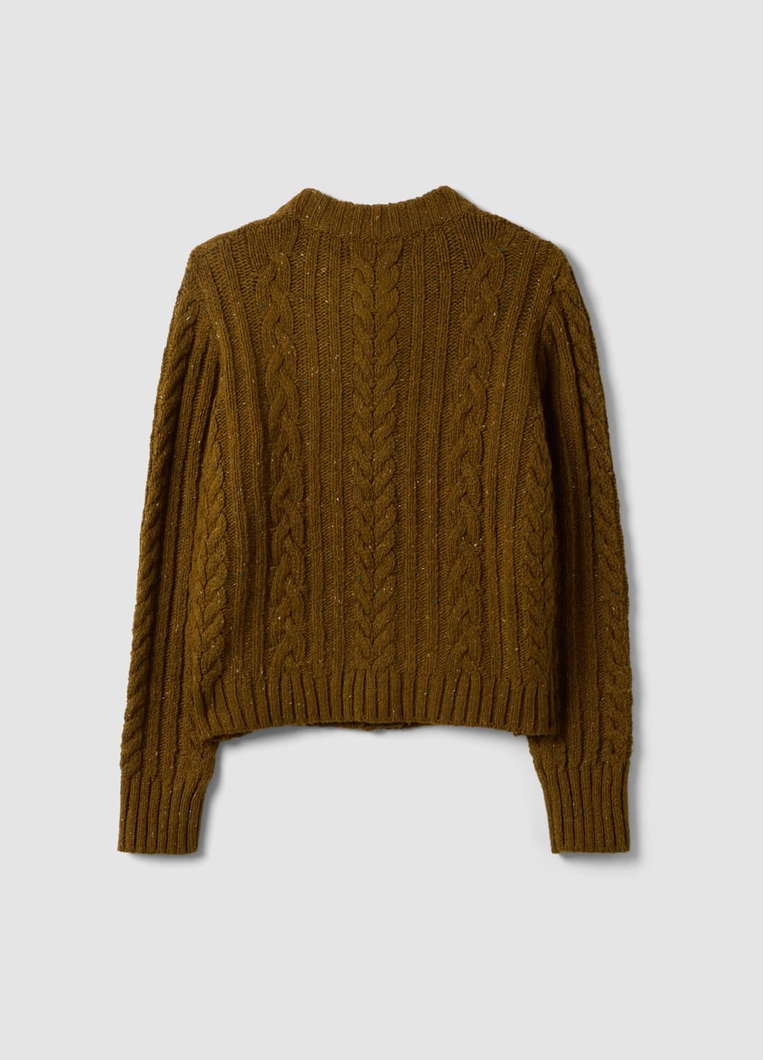 Braune Strickjacke Aus Elastischer Zopfwolle | OVS Braune Strickjacke Aus Elastischer Zopfwolle - 2 | OVS