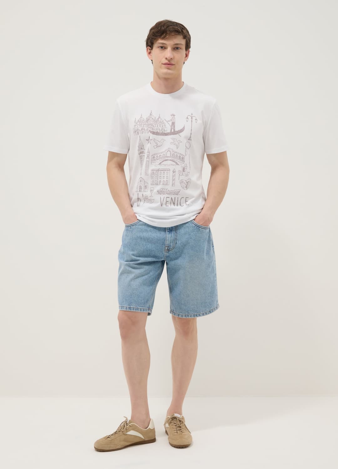 T-shirt Bianca In Puro Cotone Con Stampa Regular Fit | OVS T-shirt Bianca In Puro Cotone Con Stampa Regular Fit - 1 | OVS