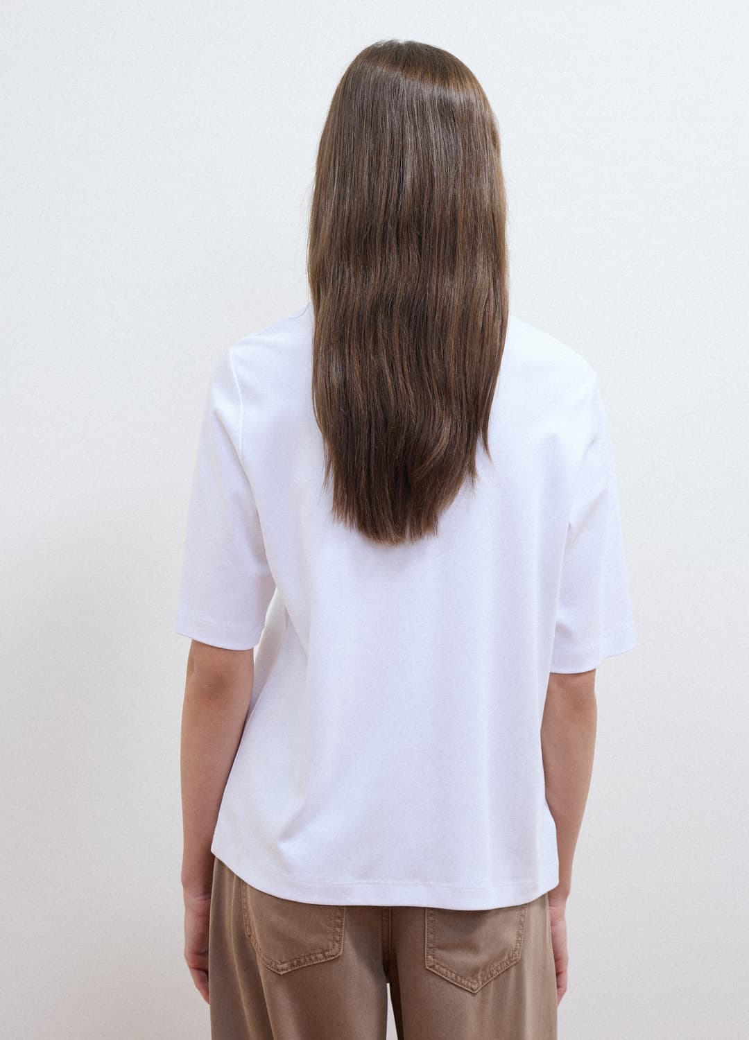 T-shirt Boxy Fit Bianca In Misto Cotone E Viscosa | OVS T-shirt Boxy Fit Bianca In Misto Cotone E Viscosa - 3 | OVS