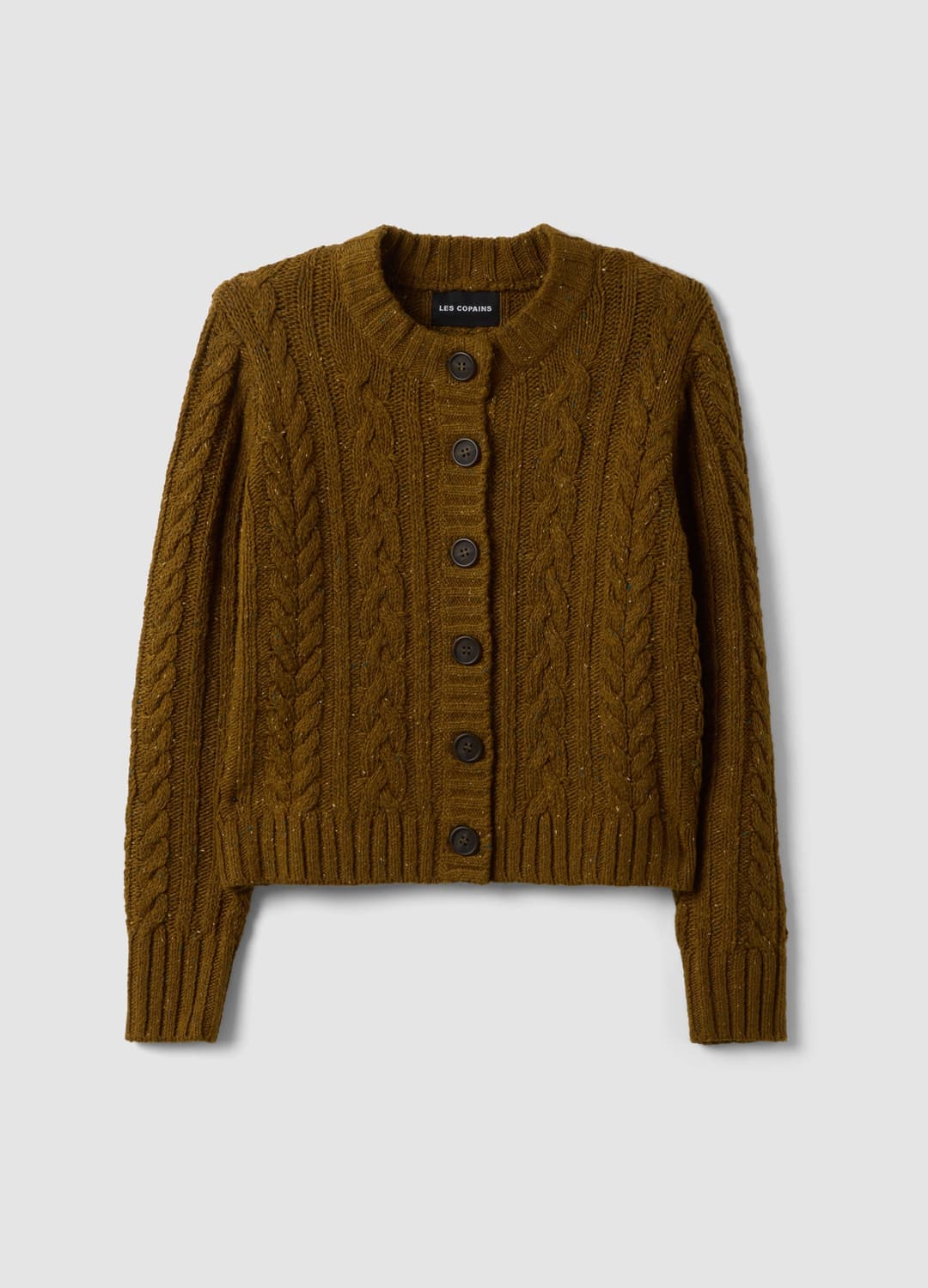 Braune Strickjacke Aus Elastischer Zopfwolle | OVS Braune Strickjacke Aus Elastischer Zopfwolle - 0 | OVS