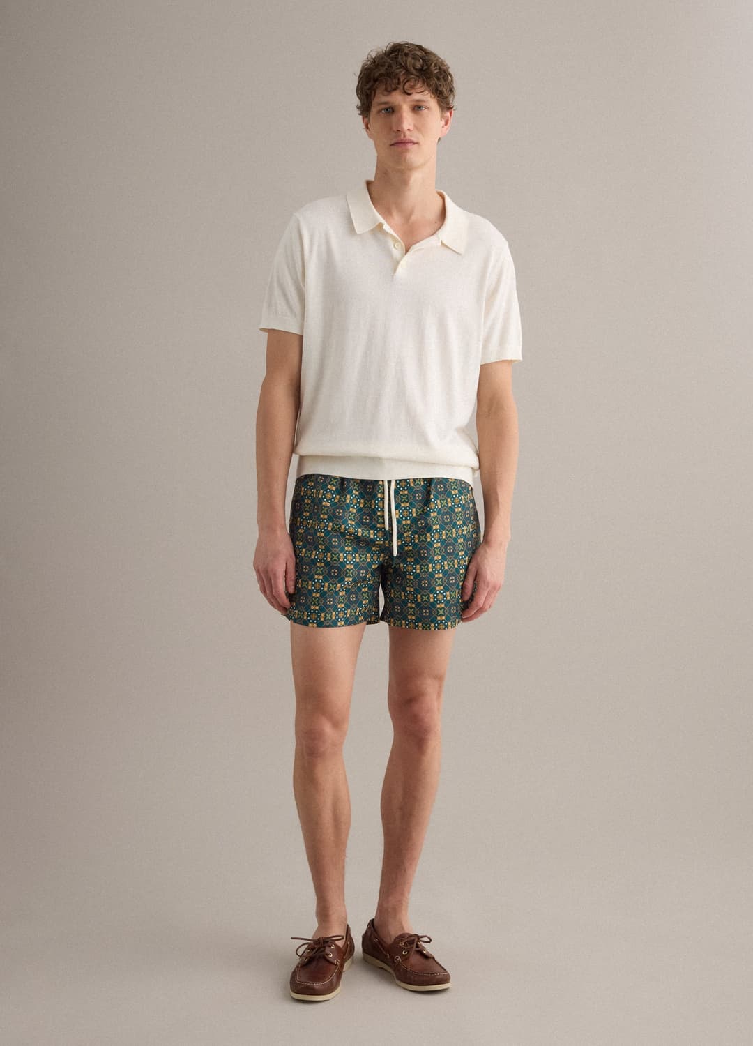 Boxer Mare Verde E Giallo Con Fantasia Geometrica E Vita Elastica | OVS Boxer Mare Verde E Giallo Con Fantasia Geometrica E Vita Elastica - 2 | OVS