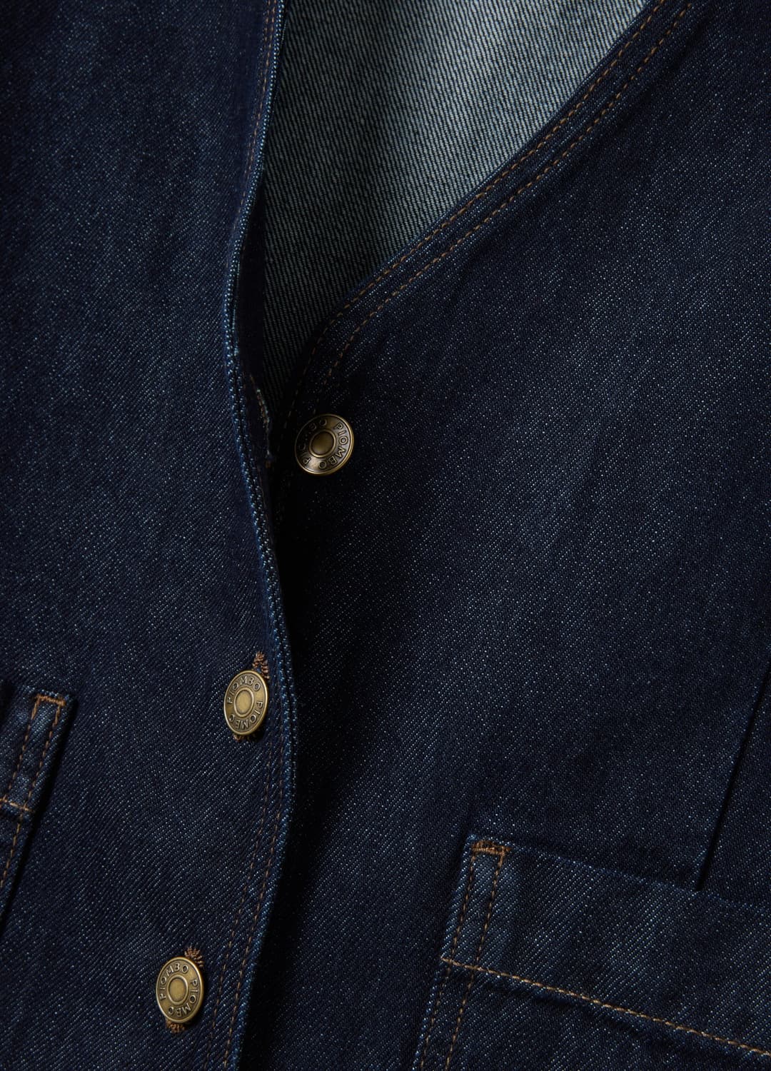 Blaue Denim-weste Aus Reiner Baumwolle Mit Knöpfen | OVS Blaue Denim-weste Aus Reiner Baumwolle Mit Knöpfen - 5 | OVS
