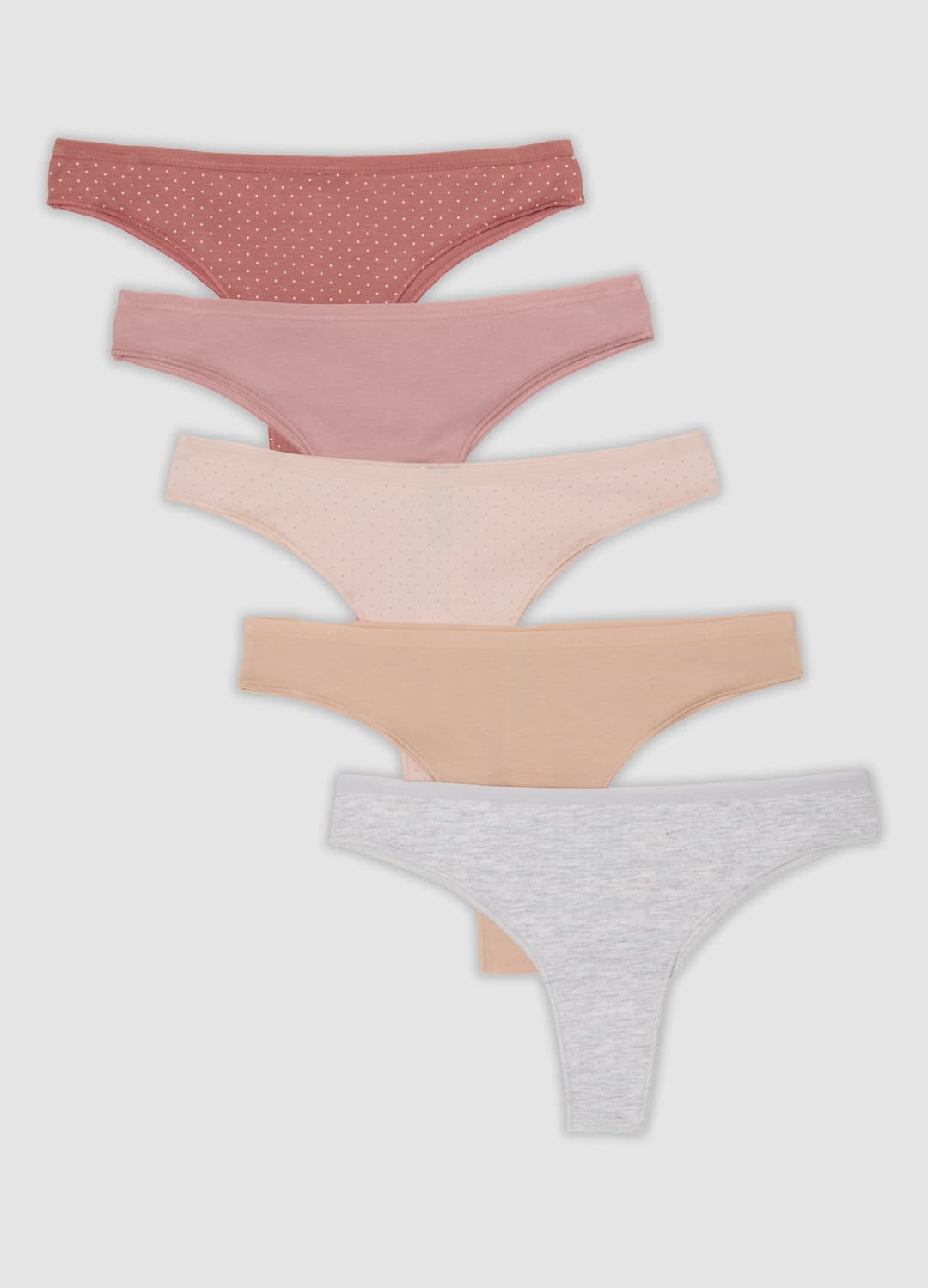 Multipack Di Cinque Slip Brasiliana In Cotone Organico E Viscosa Elasticizzato | OVS Multipack Di Cinque Slip Brasiliana In Cotone Organico E Viscosa Elasticizzato - 4 | OVS
