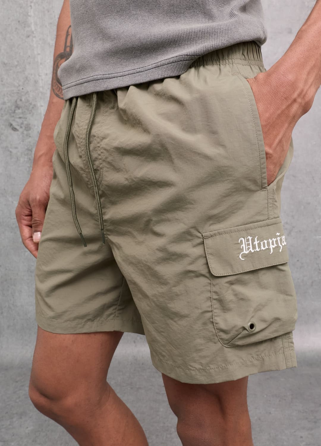 Cargo Swim Shorts Military Green | OVS Cargo Swim Shorts Military Green - 4 | OVS