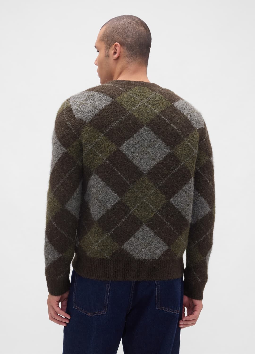 Maglione Cashsoft A Rombi In Misto Lana E Alpaca | OVS Maglione Cashsoft A Rombi In Misto Lana E Alpaca - 1 | OVS