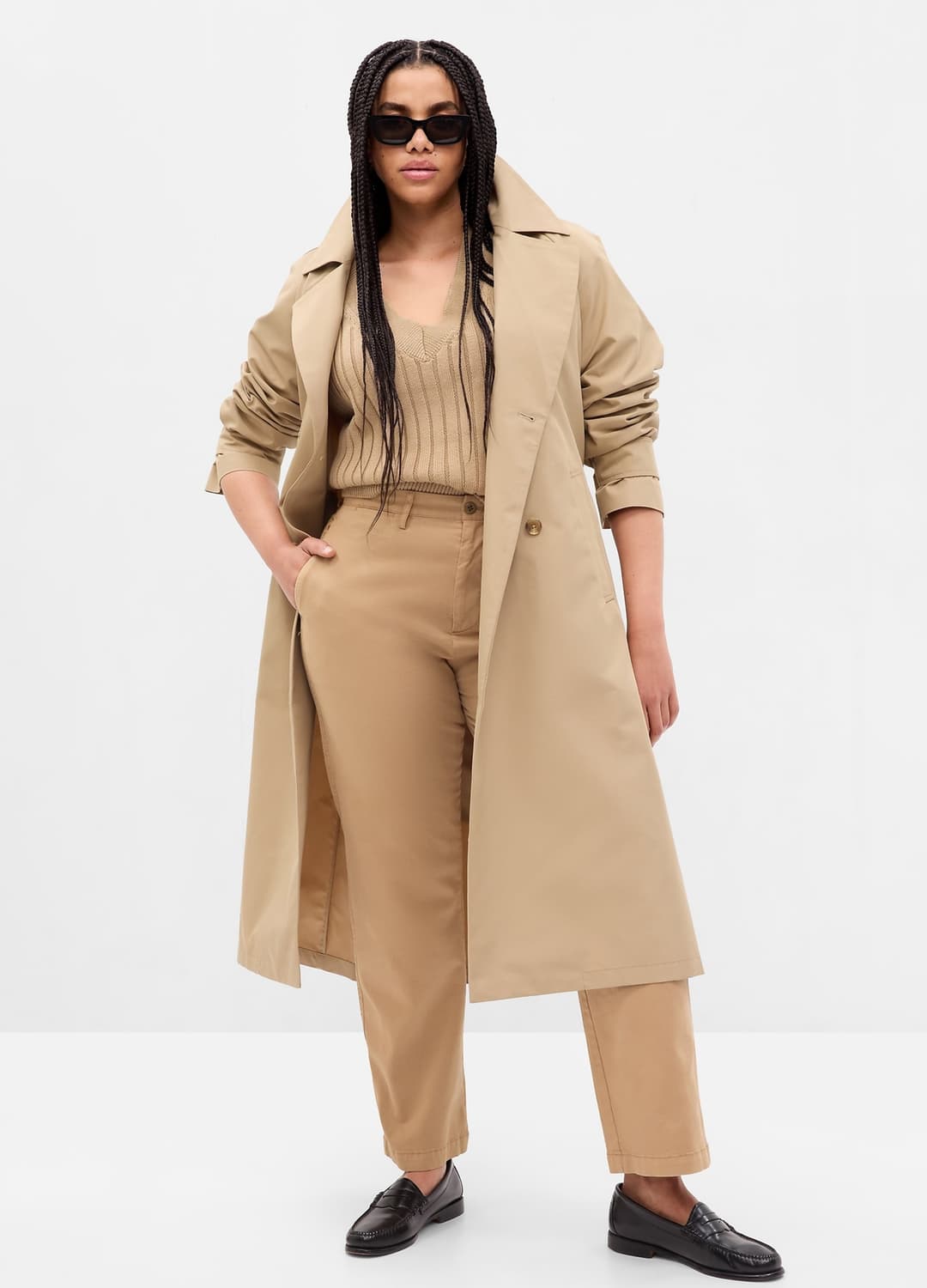 Trench Lungo Con Maniche Raglan | OVS Trench Lungo Con Maniche Raglan - 3 | OVS