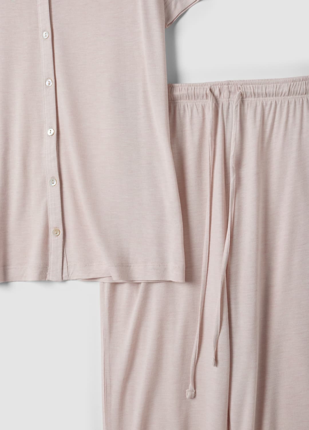 Pigiama Rosa In Pura Viscosa Con Scollo A V In Pizzo Regular Fit | OVS Pigiama Rosa In Pura Viscosa Con Scollo A V In Pizzo Regular Fit - 5 | OVS