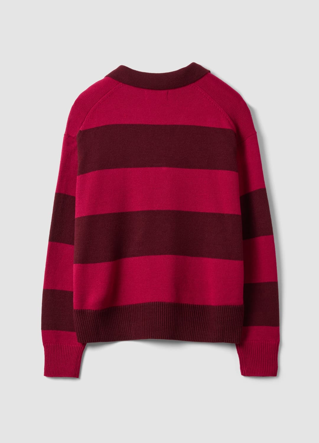 Maglia Rossa In Misto Lana A Righe Con Colletto Polo | OVS Maglia Rossa In Misto Lana A Righe Con Colletto Polo - 6 | OVS