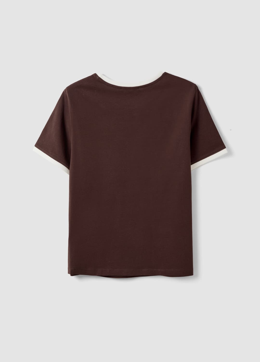 Rotes T-shirt Aus Reiner Baumwolle Mit Knöpfen | OVS Rotes T-shirt Aus Reiner Baumwolle Mit Knöpfen - 5 | OVS