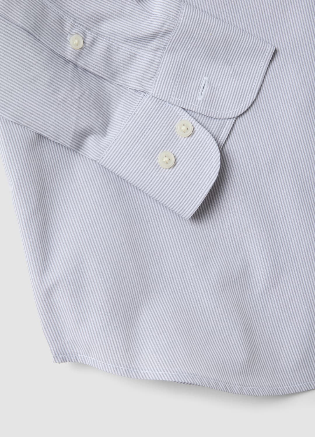 Camicia Grigia In Misto Cotone A Righe Sottili Easy Iron Regular Fit | OVS Camicia Grigia In Misto Cotone A Righe Sottili Easy Iron Regular Fit - 5 | OVS