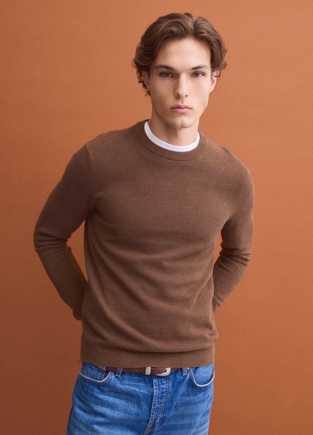 Maglia Verde In Puro Cotone Girocollo Regular Fit | OVS Maglia Verde In Puro Cotone Girocollo Regular Fit - 1 | OVS
