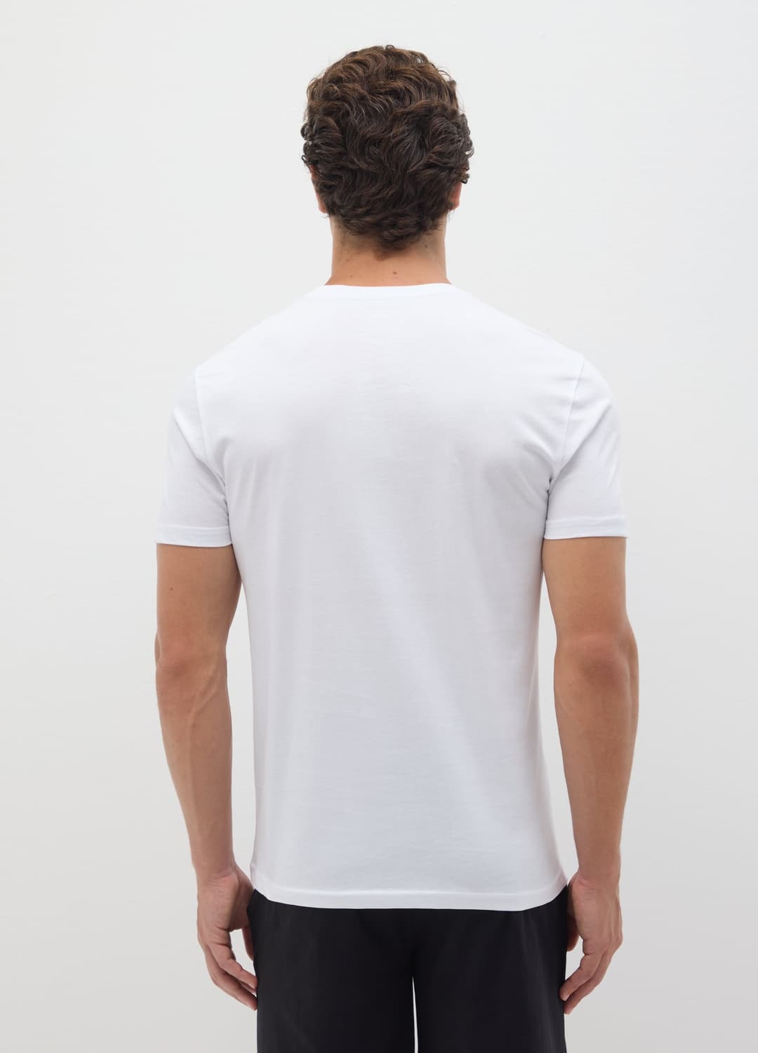 Herren-t-shirt Aus Weißer Reiner Baumwolle | OVS Herren-t-shirt Aus Weißer Reiner Baumwolle - 2 | OVS