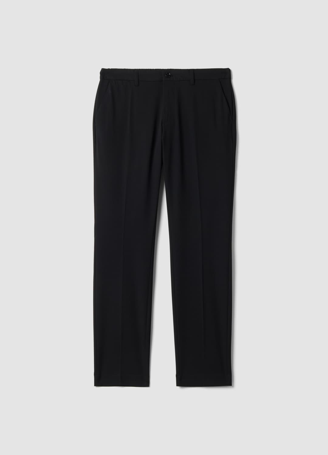 Schwarze Slim-fit-chinohose Aus Elastischem Viskose-twill | OVS Schwarze Slim-fit-chinohose Aus Elastischem Viskose-twill - 0 | OVS
