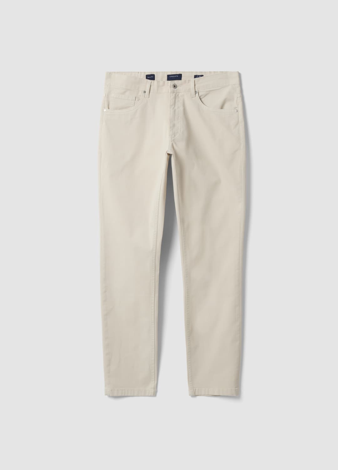 Pantaloni Verdi In Twill Di Cotone Elasticizzato Slim Fit | OVS Pantaloni Verdi In Twill Di Cotone Elasticizzato Slim Fit - 4 | OVS