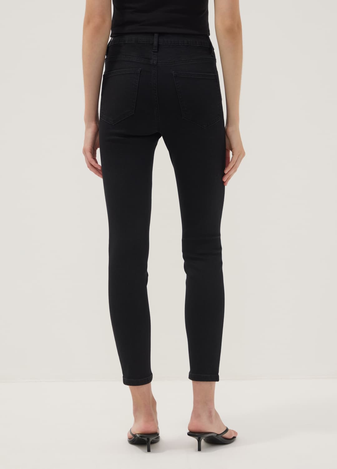 Schwarze Skinny-fit-jeans Aus Elastischer Baumwolle Und Viskose | OVS Schwarze Skinny-fit-jeans Aus Elastischer Baumwolle Und Viskose - 3 | OVS
