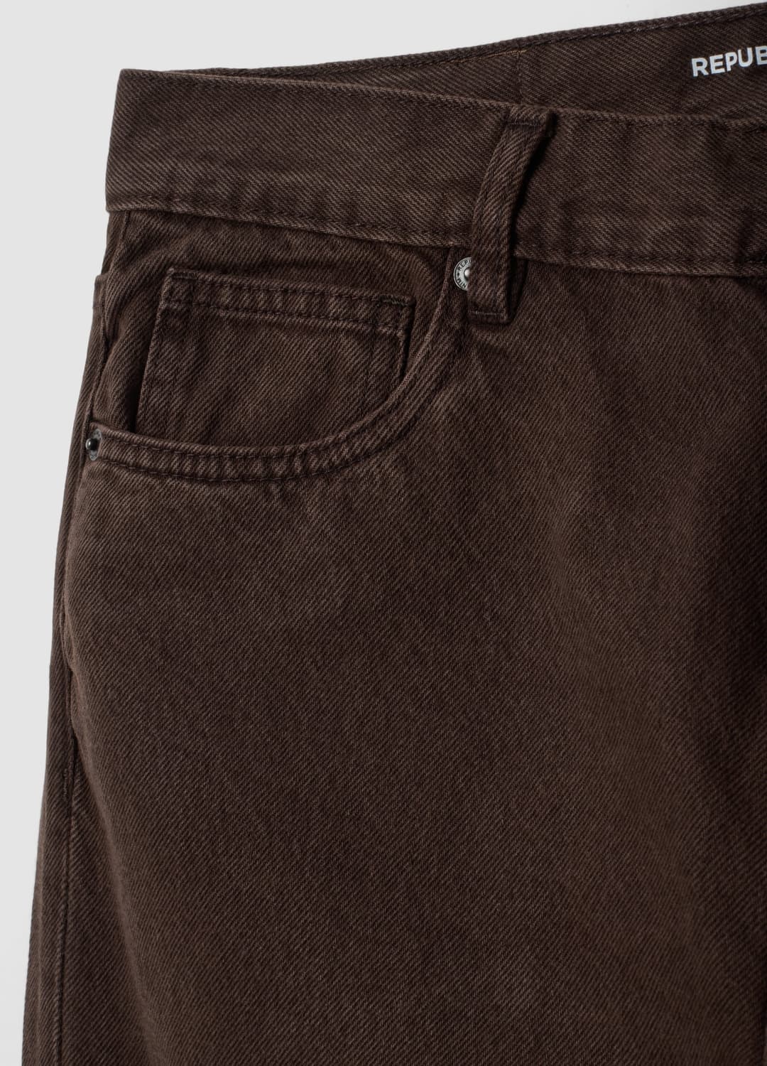 Braune Straight-fit-jeans Aus 100 % Baumwolle | OVS Braune Straight-fit-jeans Aus 100 % Baumwolle - 6 | OVS