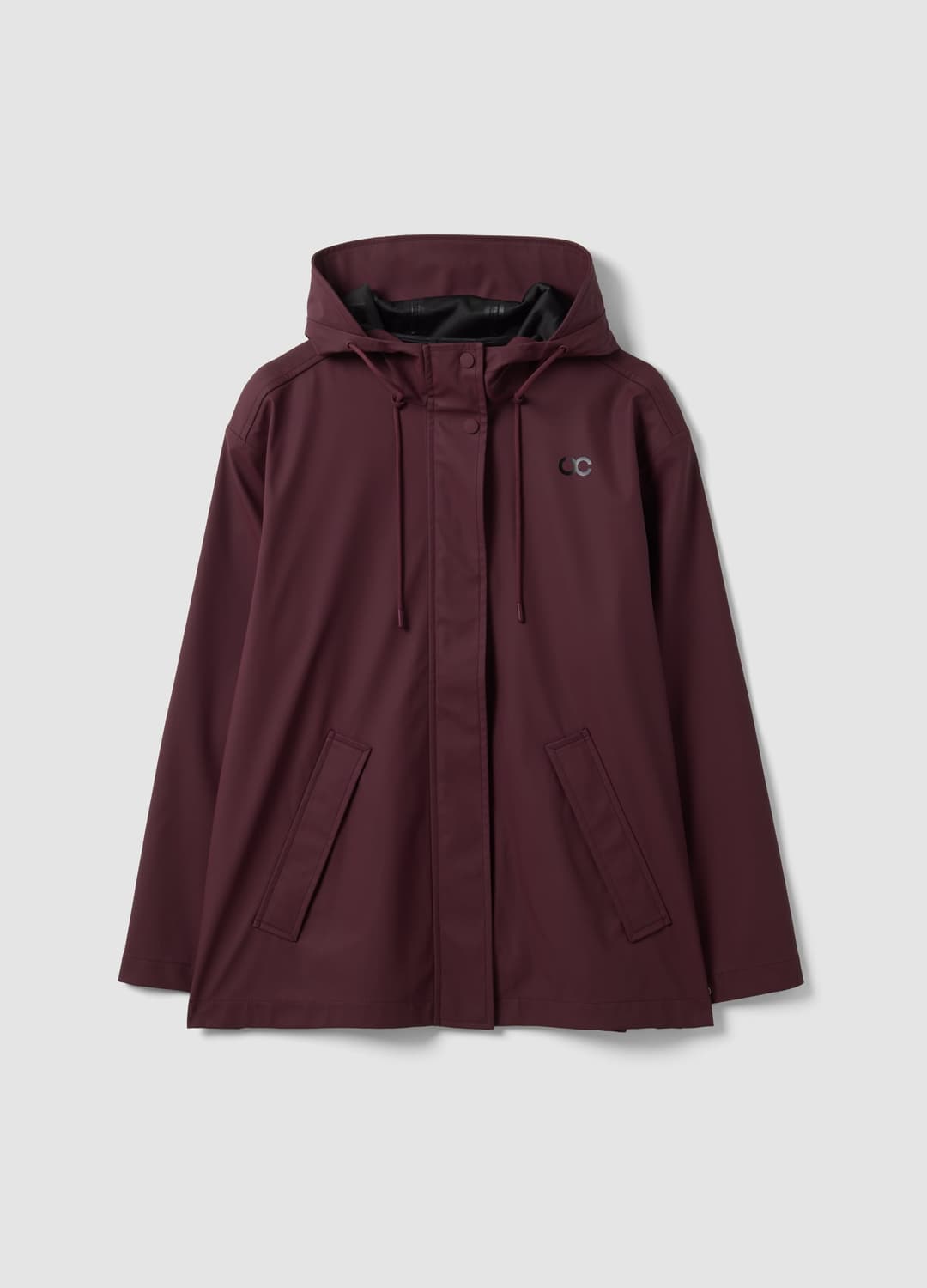 Rote Regenjacke Mit Reissverschluss Und Kapuze | OVS Rote Regenjacke Mit Reissverschluss Und Kapuze - 4 | OVS