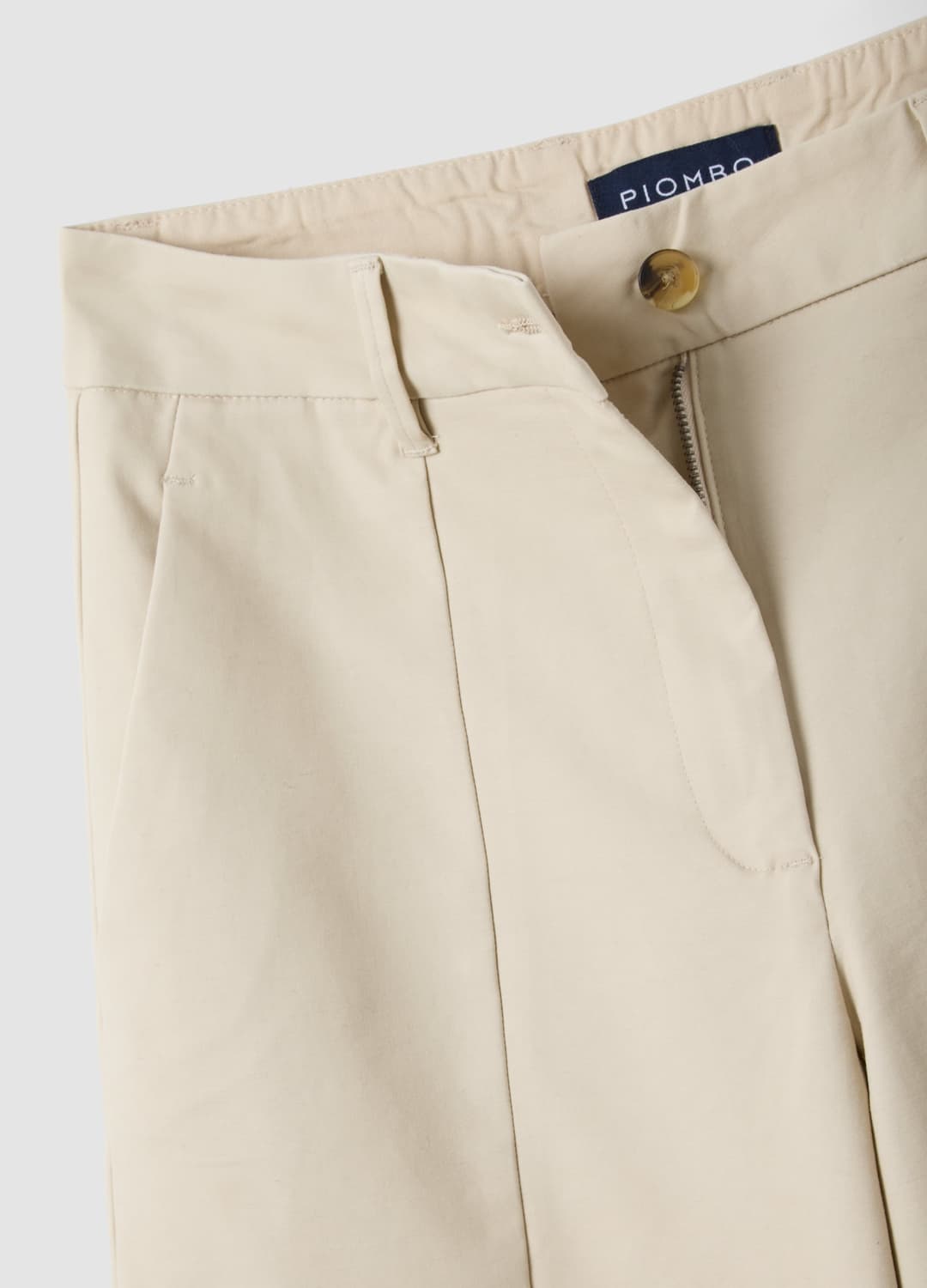 Beige Flare-hose Aus Stretch-baumwolle | OVS Beige Flare-hose Aus Stretch-baumwolle - 1 | OVS