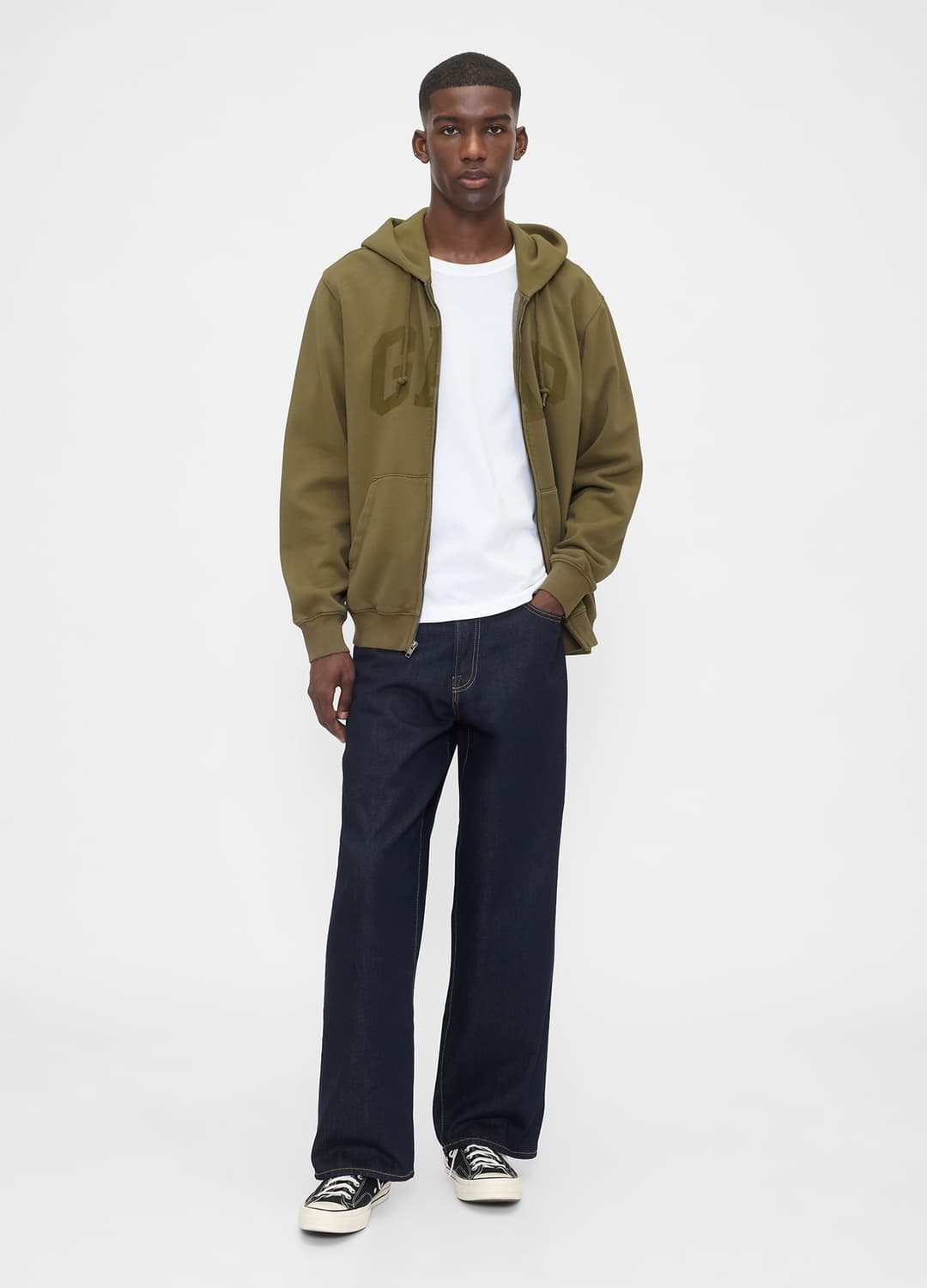 Felpa Full Zip Con Logo Gap | OVS Felpa Full Zip Con Logo Gap - 2 | OVS