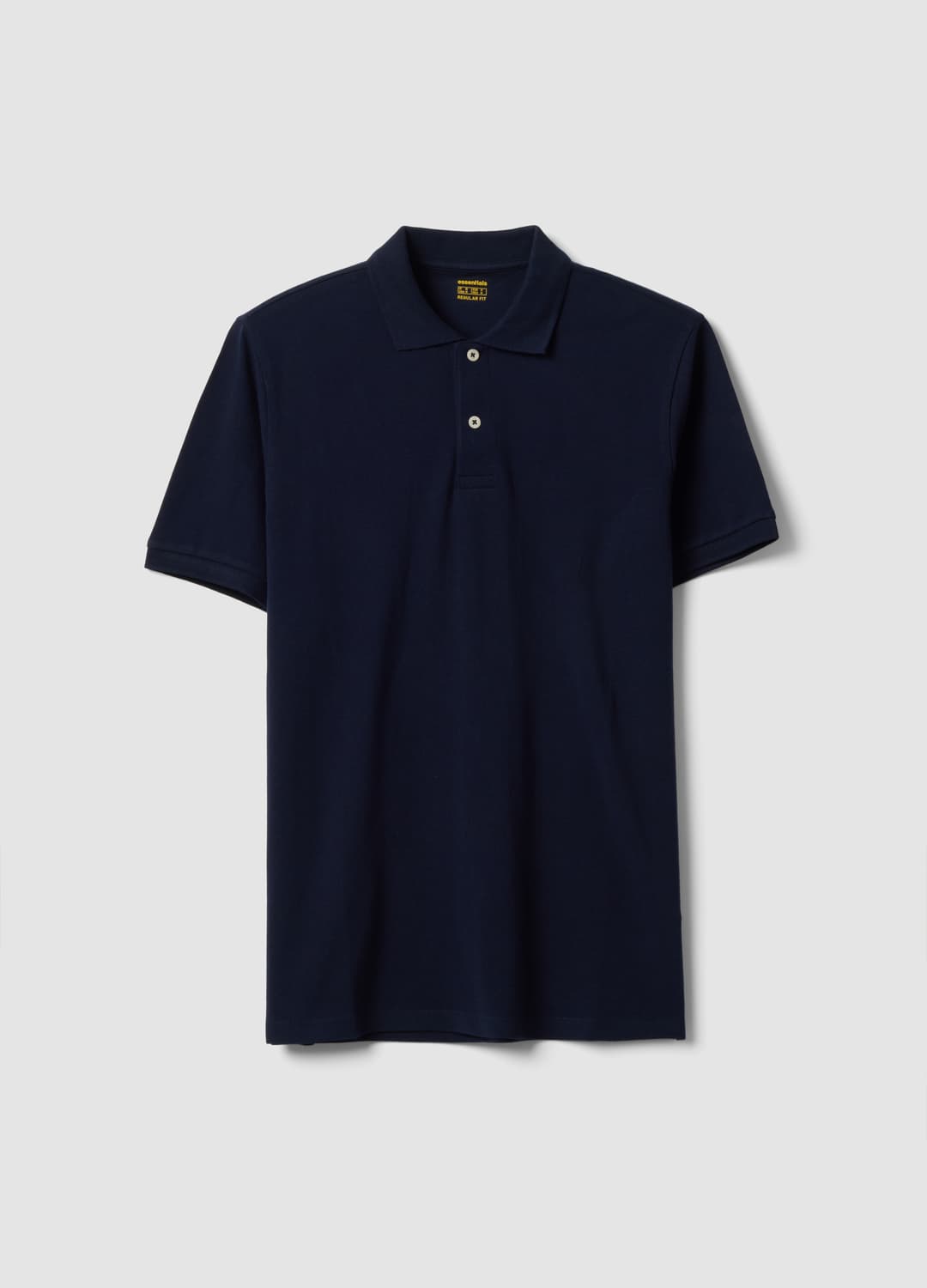 Polo Blu In Puro Cotone Piquet Con Colletto Classico Regular Fit | OVS Polo Blu In Puro Cotone Piquet Con Colletto Classico Regular Fit - 4 | OVS