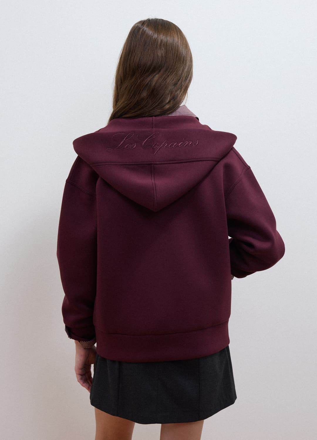 Felpa Full Zip Rossa In Viscosa Elasticizzata Over Fit | OVS Felpa Full Zip Rossa In Viscosa Elasticizzata Over Fit - 3 | OVS