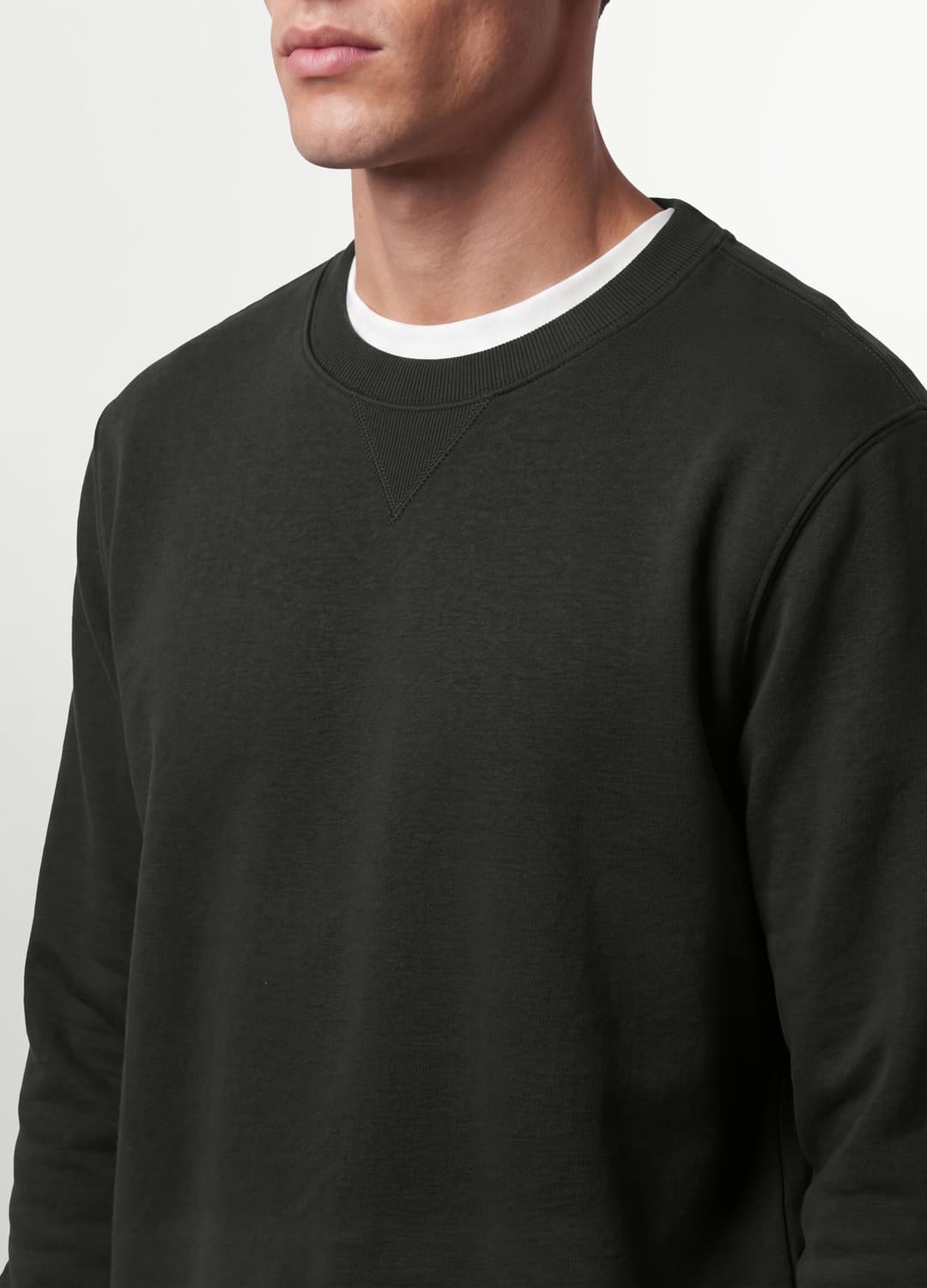 Felpa Blu Girocollo In Misto Cotone Regular Fit | OVS Felpa Blu Girocollo In Misto Cotone Regular Fit - 3 | OVS