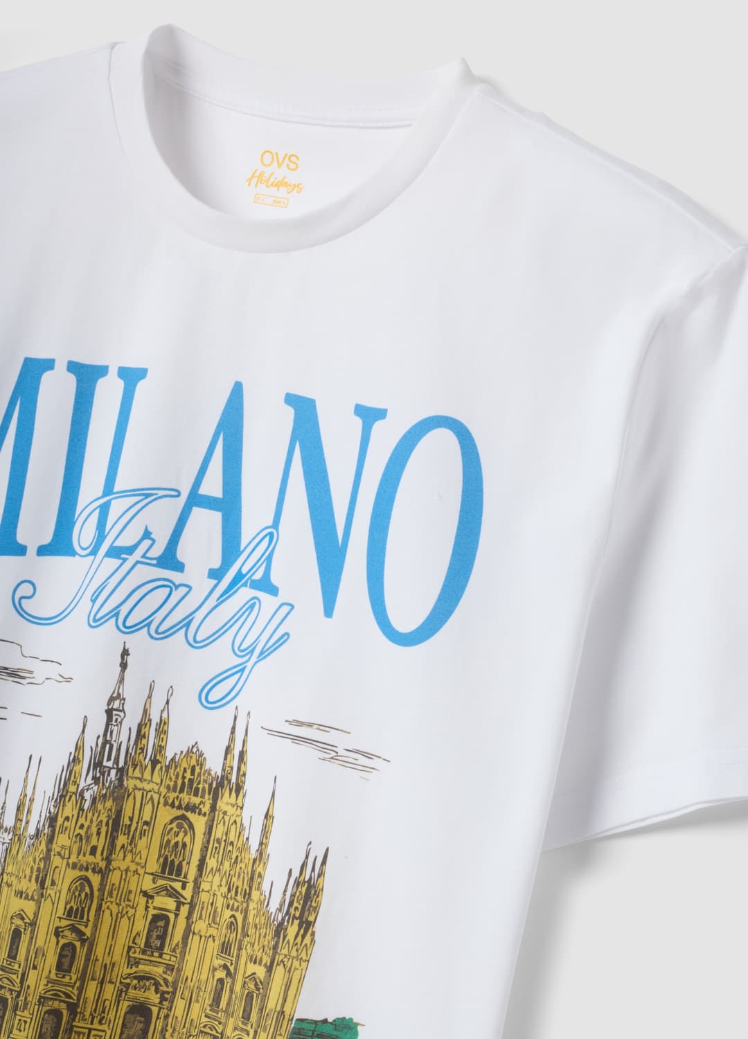 T-shirt Bianca In Puro Cotone Con Stampa Regular Fit | OVS T-shirt Bianca In Puro Cotone Con Stampa Regular Fit - 5 | OVS