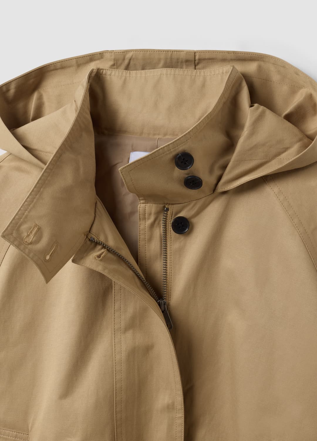 Beiger Parka Aus Baumwollmischung Mit Kapuze | OVS Beiger Parka Aus Baumwollmischung Mit Kapuze - 6 | OVS