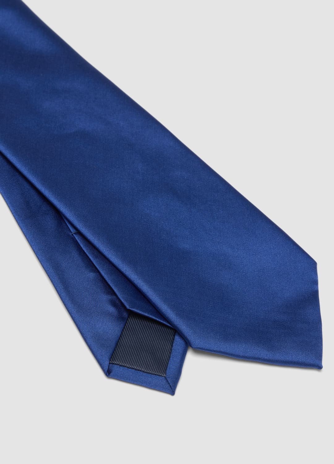 Blaue Krawatte Mit 7,5 Cm Breitem Blatt Aus Glänzendem Stoff | OVS Blaue Krawatte Mit 7,5 Cm Breitem Blatt Aus Glänzendem Stoff - 1 | OVS