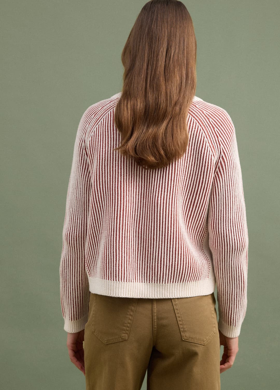 Cardigan Viola In Puro Cotone A Coste Con Girocollo | OVS Cardigan Viola In Puro Cotone A Coste Con Girocollo - 3 | OVS