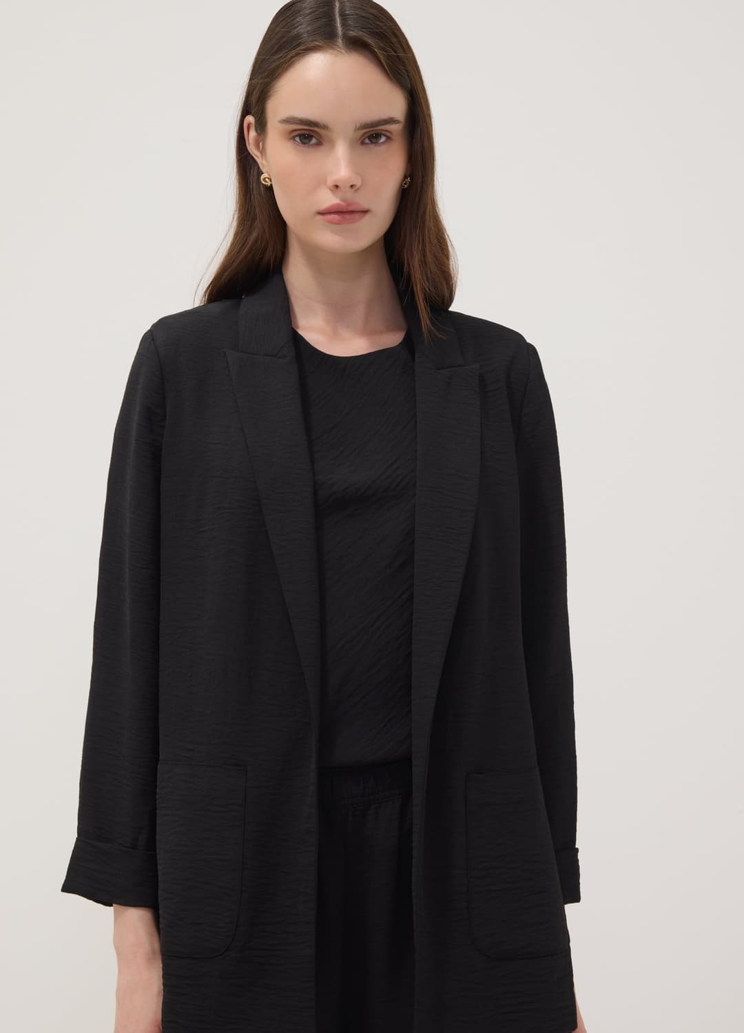 Blazer Nero Regular Fit Con Rever Classico | OVS Blazer Nero Regular Fit Con Rever Classico - 0 | OVS