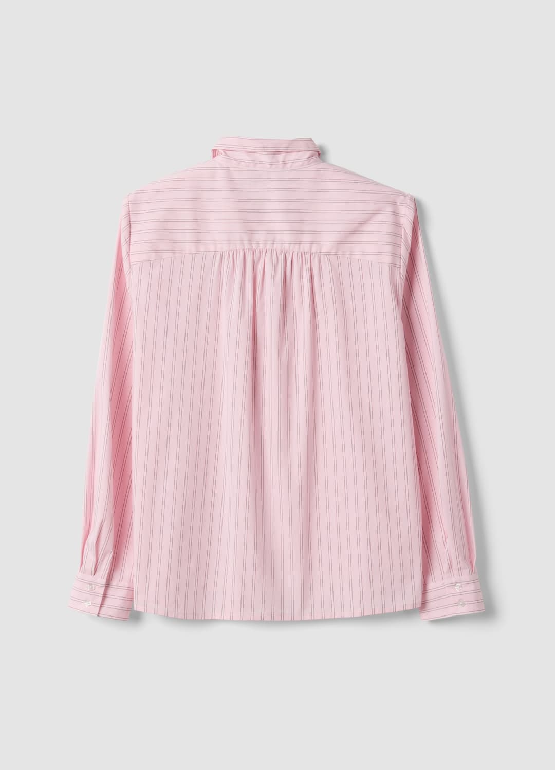 Camicia Rosa In Cotone Elasticizzato A Righe Con Fiocco Over Fit | OVS Camicia Rosa In Cotone Elasticizzato A Righe Con Fiocco Over Fit - 6 | OVS