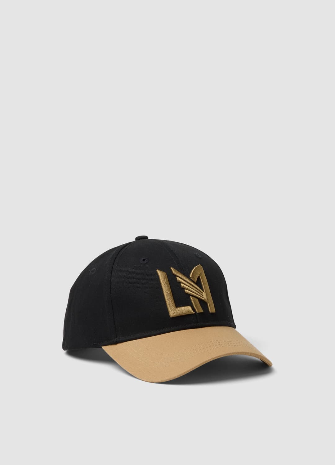 Cappellino Baseball Nero E Beige In Puro Cotone Con Ricamo Los Angeles Fc | OVS Cappellino Baseball Nero E Beige In Puro Cotone Con Ricamo Los Angeles Fc - 0 | OVS