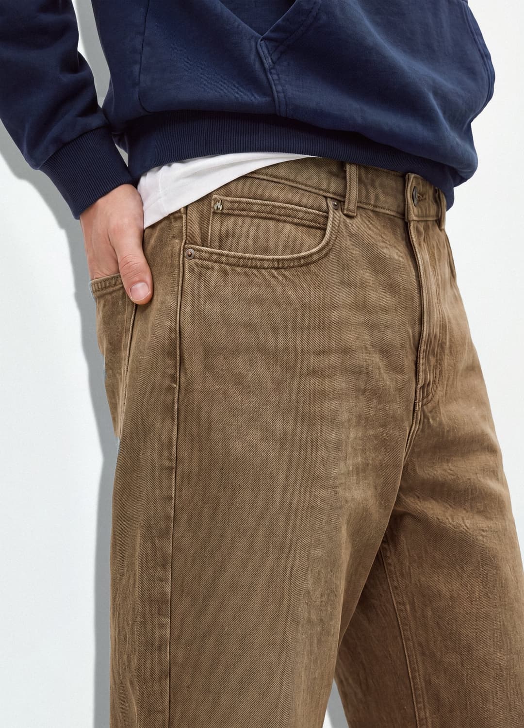Jeans Marroni In Puro Cotone Barrel Fit | OVS Jeans Marroni In Puro Cotone Barrel Fit - 1 | OVS