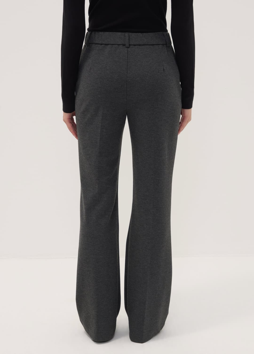 Graue Straight-fit-hose Aus Elastischer Viskose | OVS Graue Straight-fit-hose Aus Elastischer Viskose - 2 | OVS