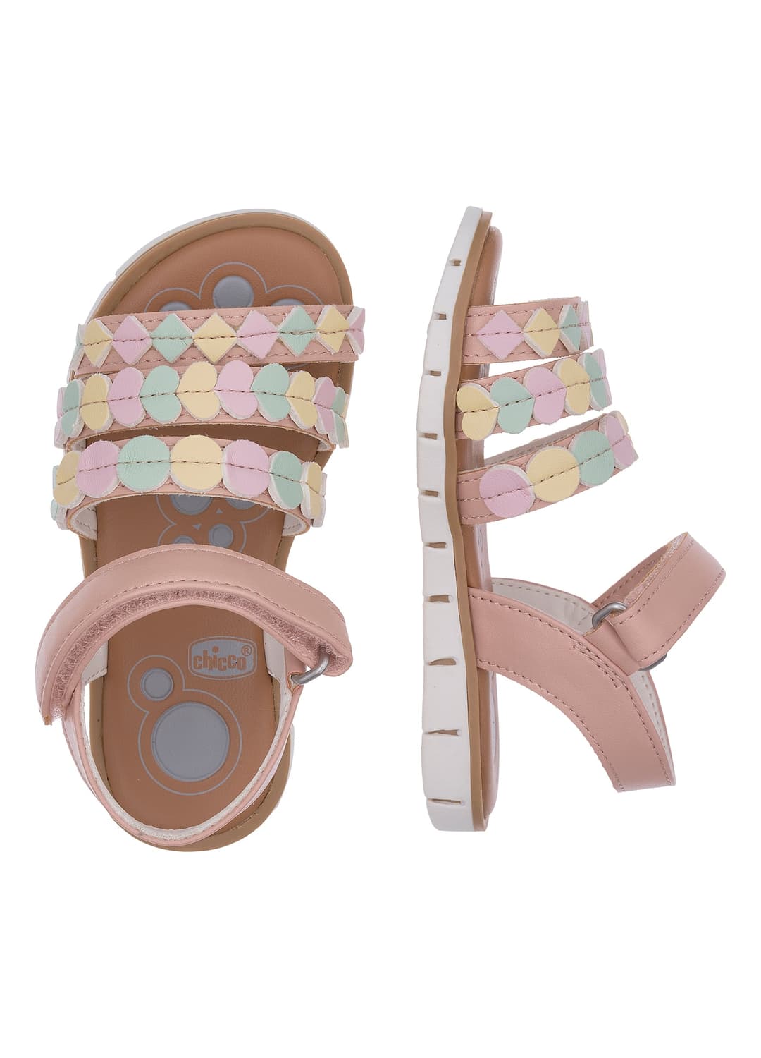Sandali Multicolor Da Bambina Con Chiusura A Strappo | OVS Sandali Multicolor Da Bambina Con Chiusura A Strappo - 1 | OVS