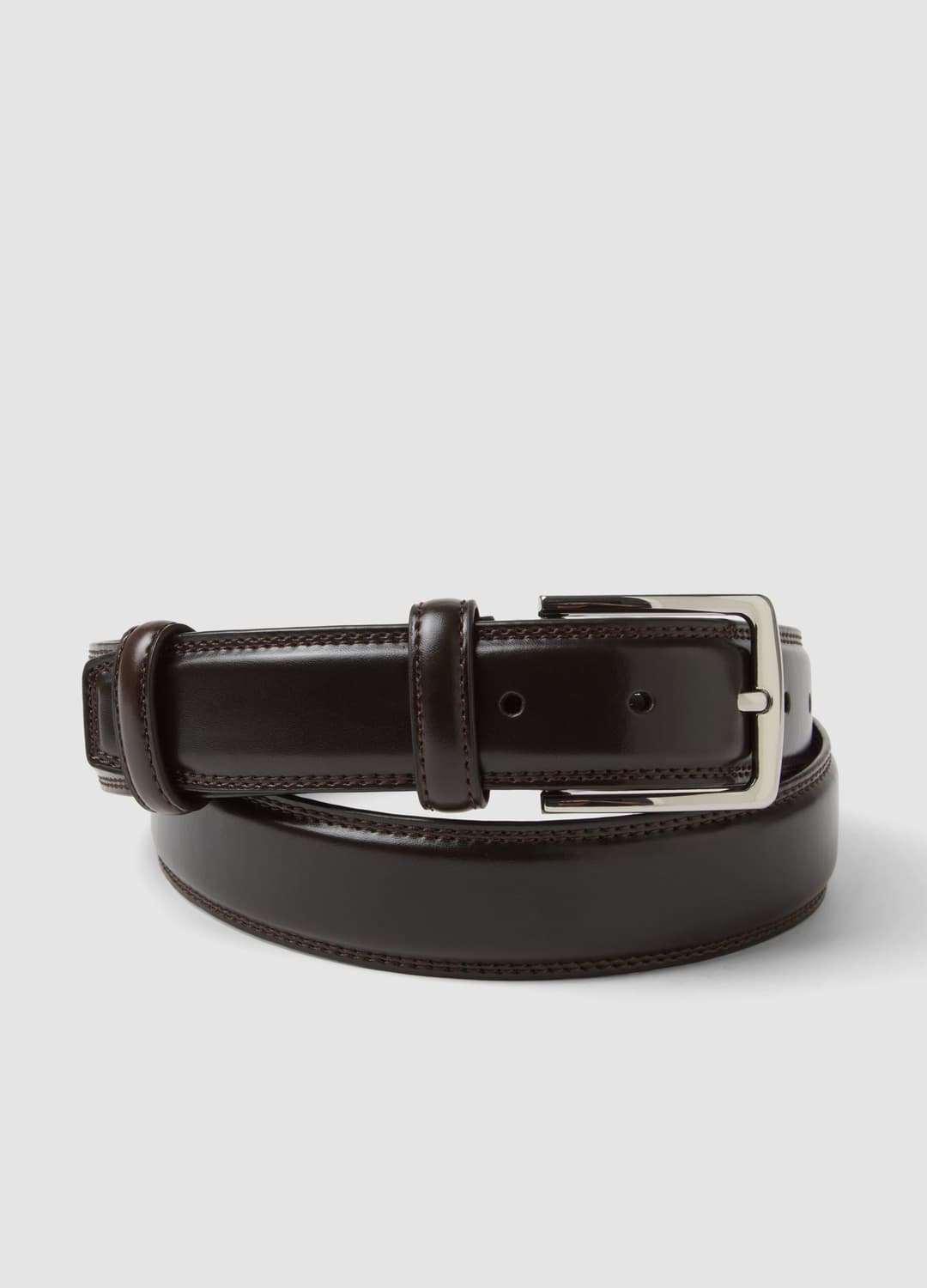 Cintura Marrone In Vera Pelle Con Fibbia In Metallo | OVS Cintura Marrone In Vera Pelle Con Fibbia In Metallo - 2 | OVS