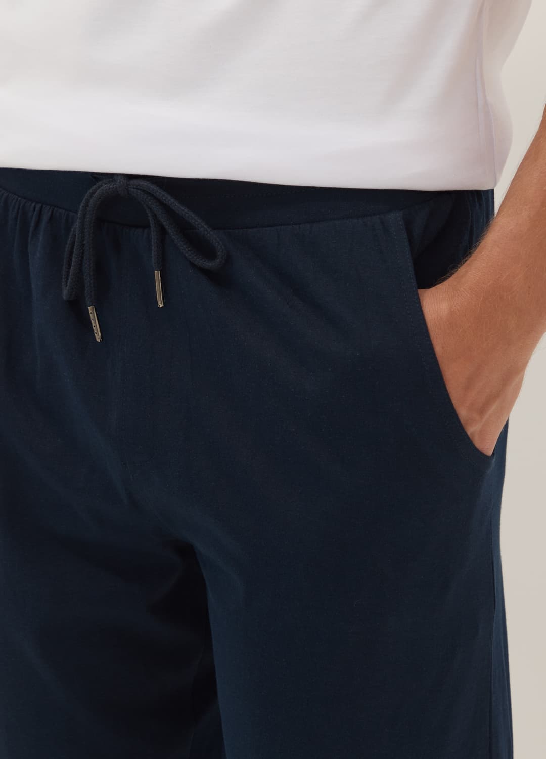 Pantaloni Pigiama Blu In Cotone Organico Con Coulisse | OVS Pantaloni Pigiama Blu In Cotone Organico Con Coulisse - 2 | OVS