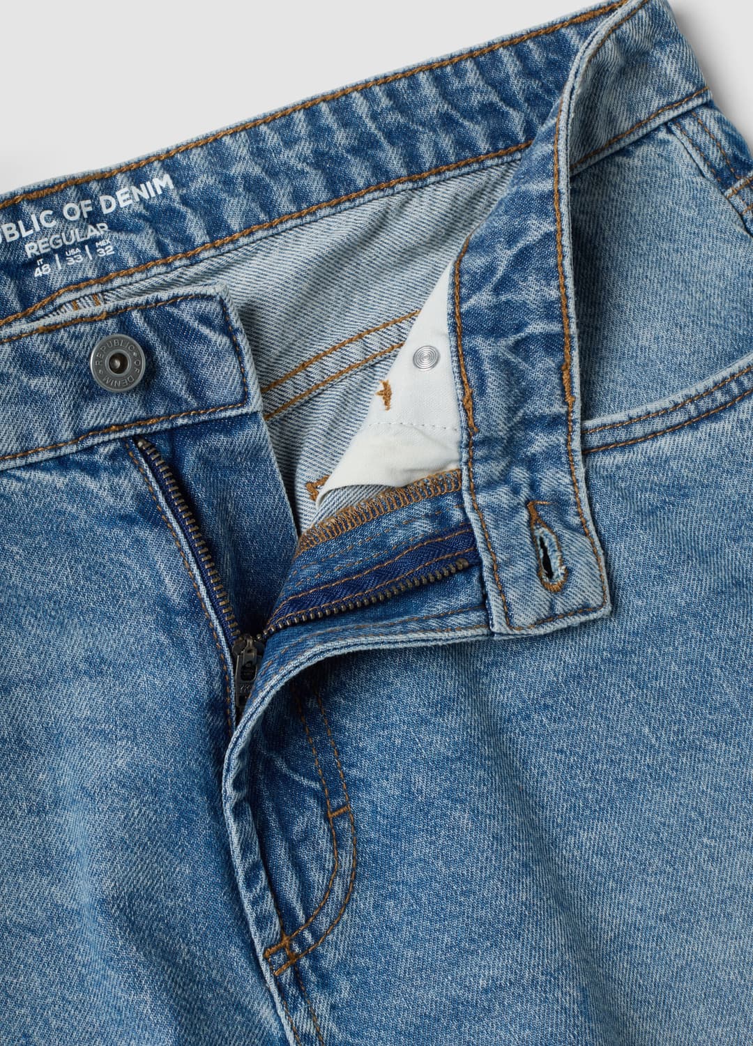 Regular-fit-jeans Aus Denim Aus Reiner Baumwolle | OVS Regular-fit-jeans Aus Denim Aus Reiner Baumwolle - 13 | OVS