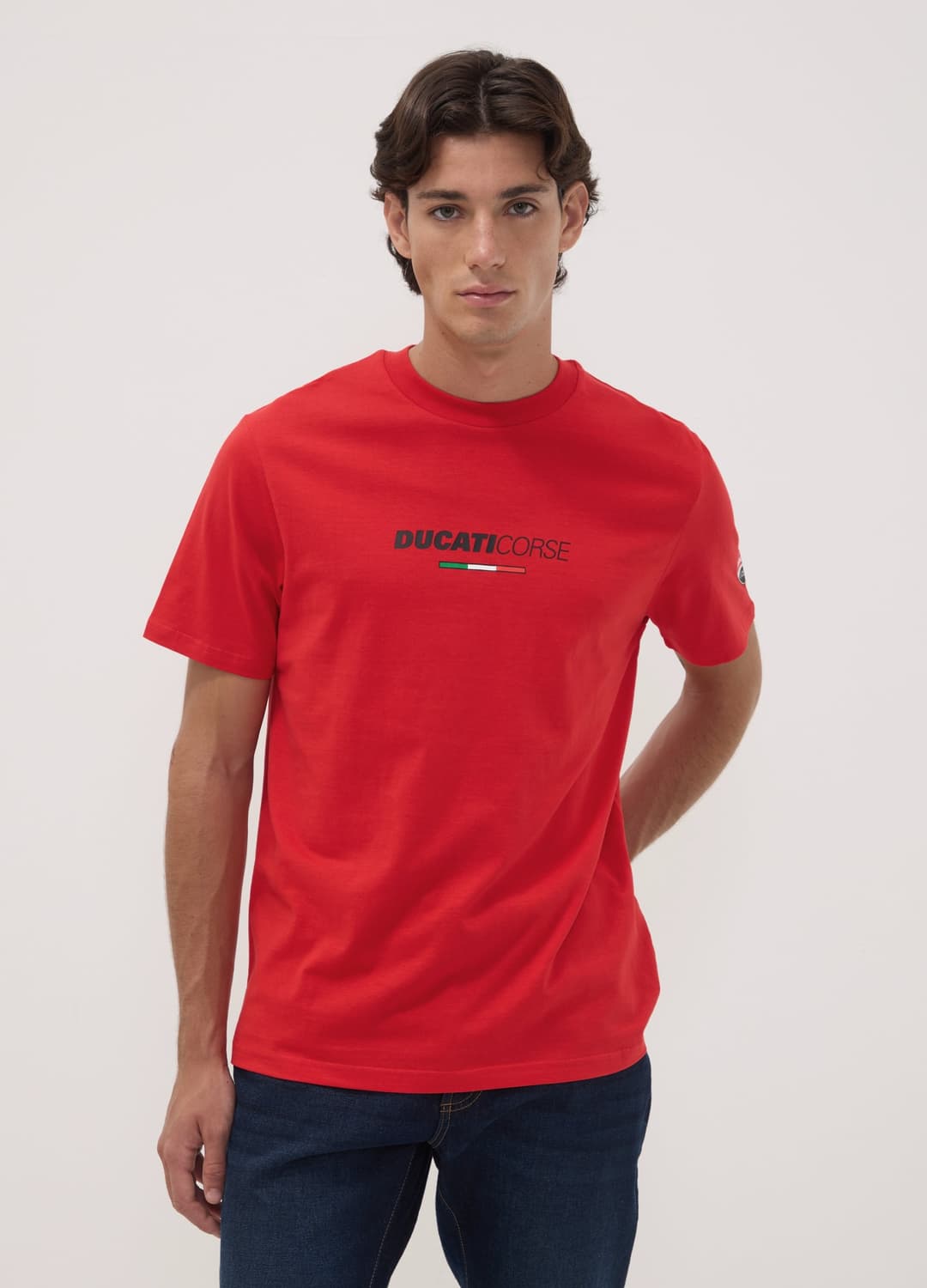 T-shirt Rossa In Puro Cotone Con Stampa Ducati | OVS T-shirt Rossa In Puro Cotone Con Stampa Ducati - 0 | OVS