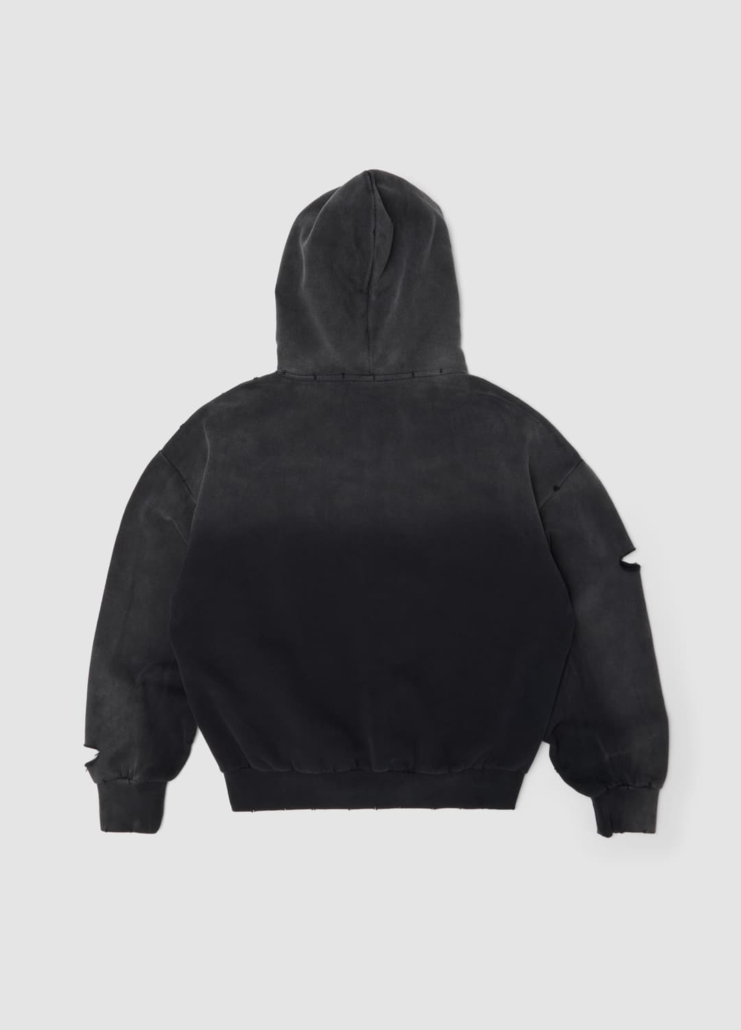 Full-zip Hoodie Sunfaded Black | OVS Full-zip Hoodie Sunfaded Black - 1 | OVS