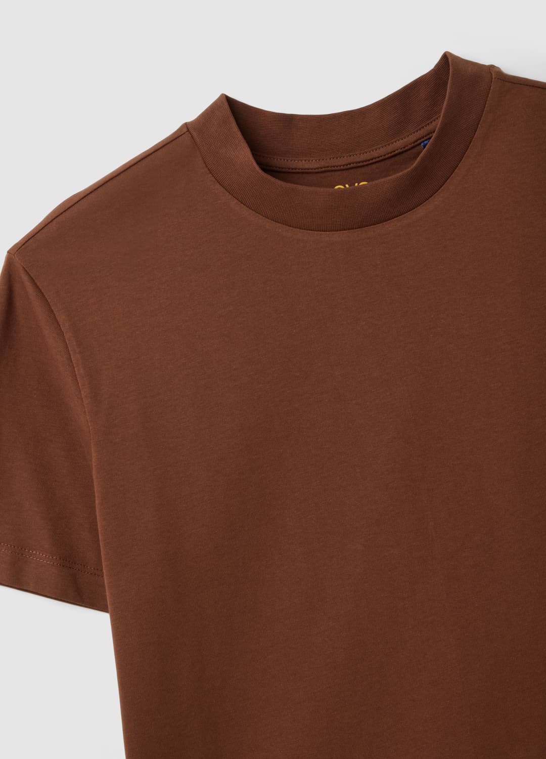 Braunes T-shirt Aus Reinem Baumwollstoff | OVS Braunes T-shirt Aus Reinem Baumwollstoff - 5 | OVS