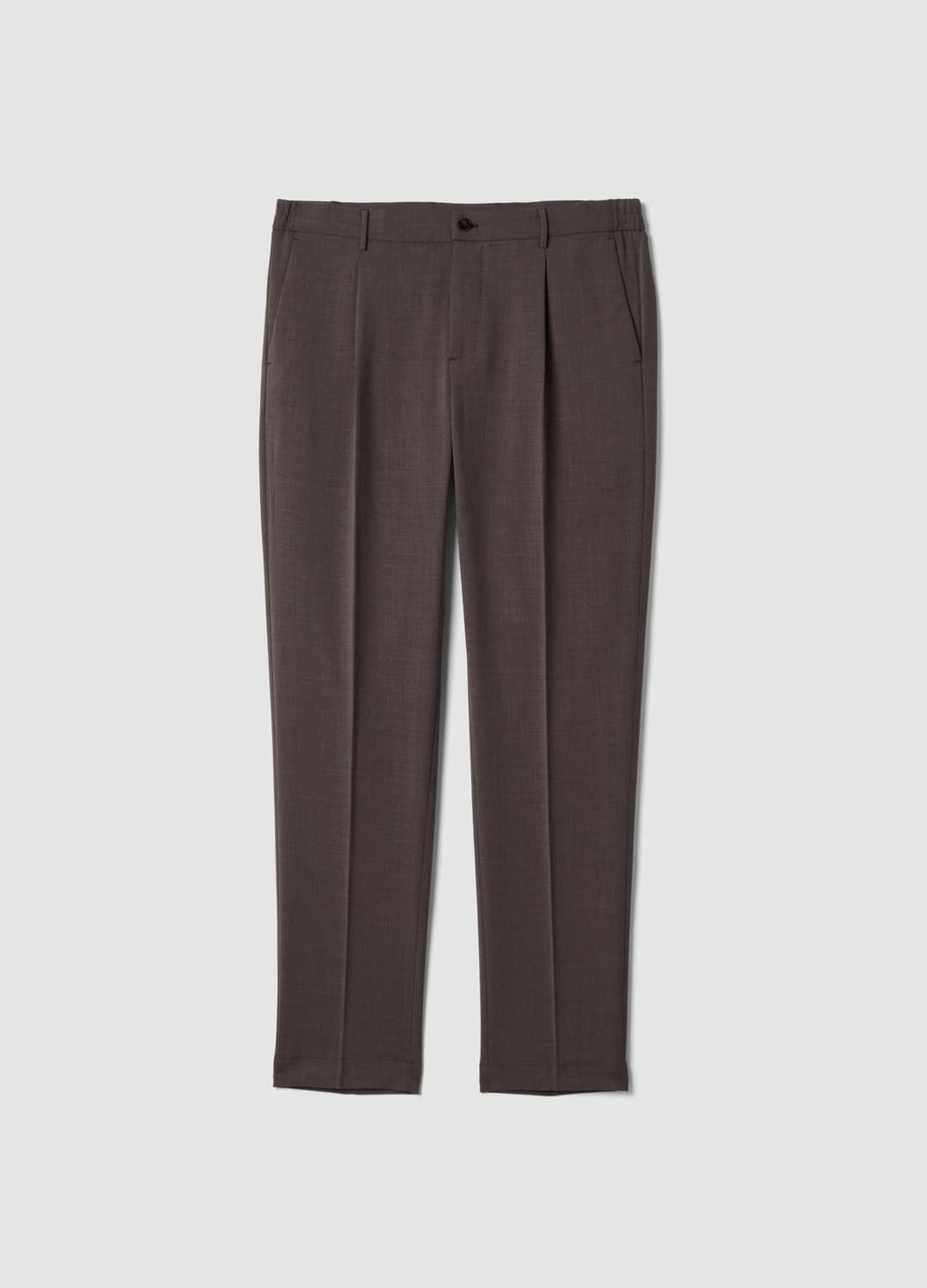Braune Slim-fit-hose Aus Stretch-viskose | OVS Braune Slim-fit-hose Aus Stretch-viskose - 0 | OVS