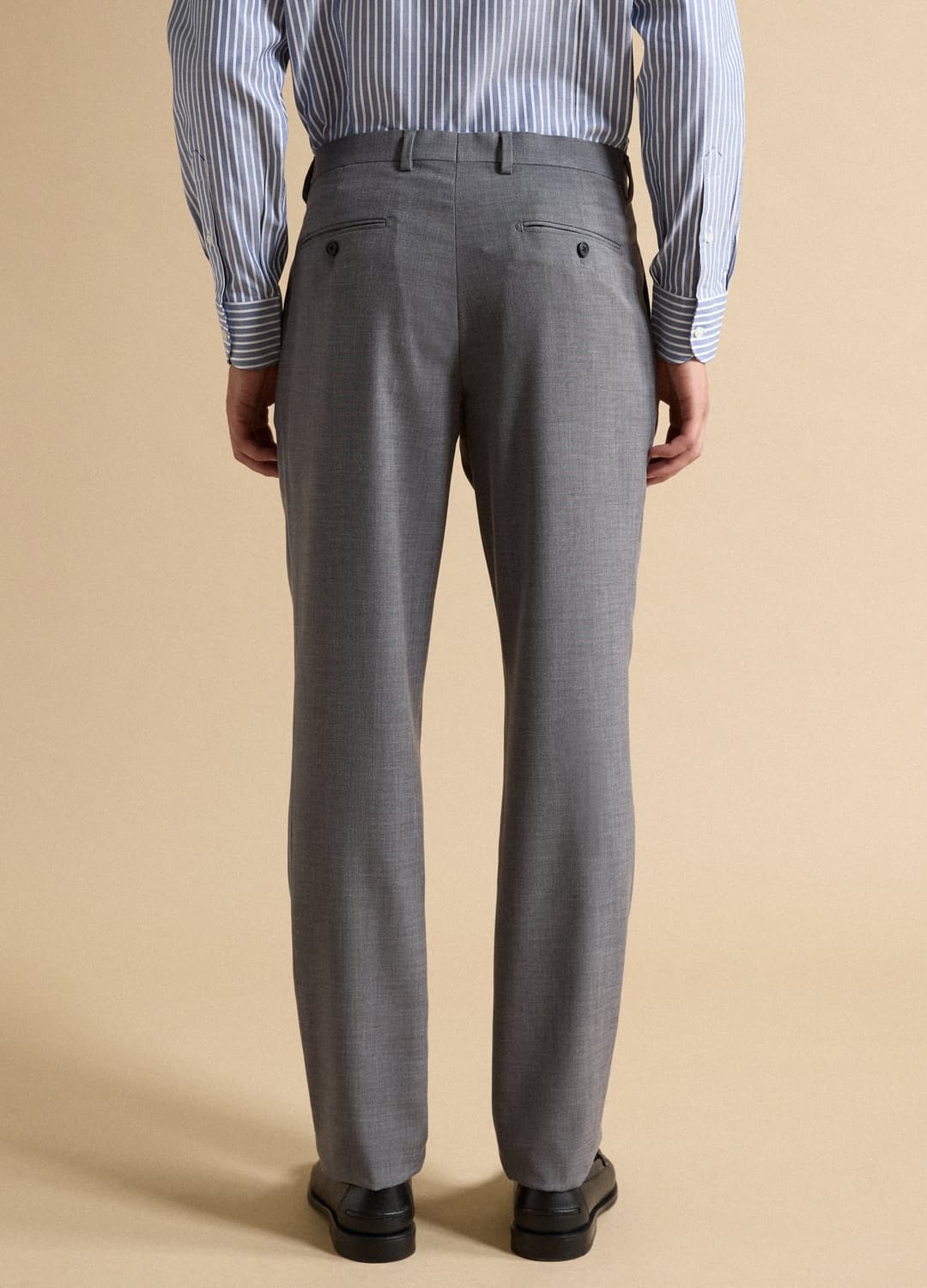 Graue Slim-fit-anzughose Aus Stretch-viskose | OVS Graue Slim-fit-anzughose Aus Stretch-viskose - 2 | OVS