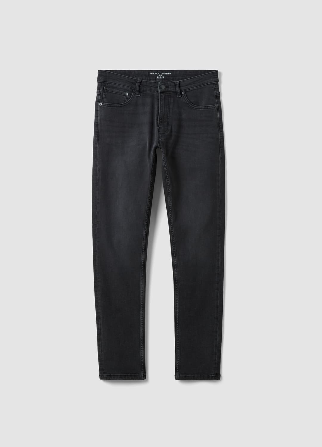 Jeans Denim Neri In Cotone Elasticizzato Slim Fit | OVS Jeans Denim Neri In Cotone Elasticizzato Slim Fit - 4 | OVS