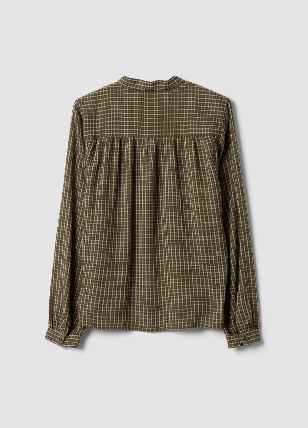 Braune Karobluse Aus Reiner Viskose Mit Schleife | OVS Braune Karobluse Aus Reiner Viskose Mit Schleife - 5 | OVS