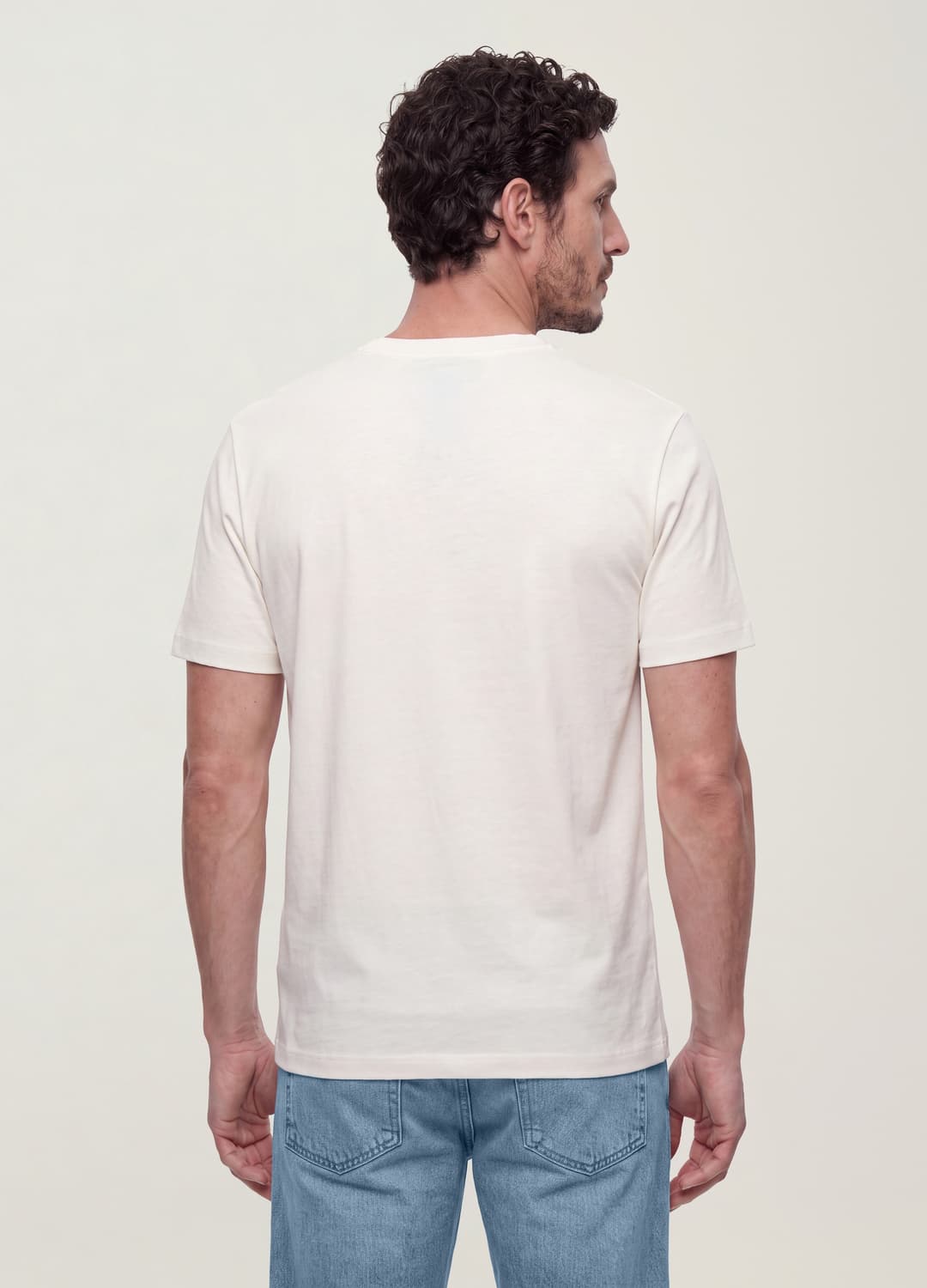 The Iconic Tee Weißes Kurzarm-t-shirt Aus Reiner Baumwolle Im Regular Fit | OVS The Iconic Tee Weißes Kurzarm-t-shirt Aus Reiner Baumwolle Im Regular Fit - 3 | OVS