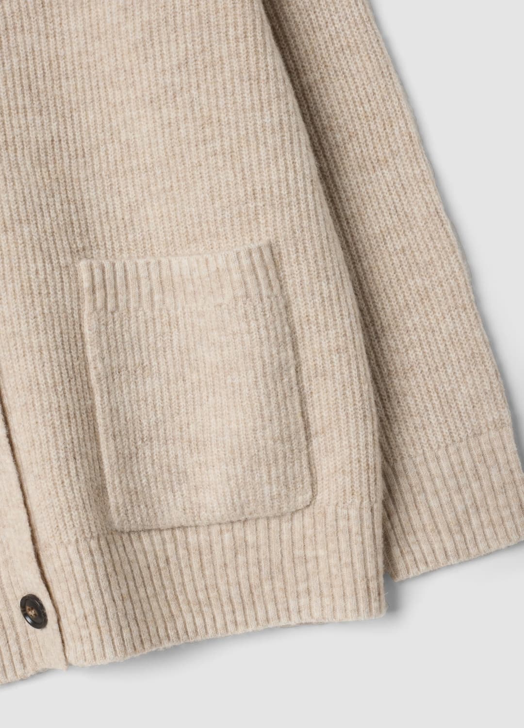 Cardigan Marrone In Tessuto Elasticizzato Con Scollo Profondo A V | OVS Cardigan Marrone In Tessuto Elasticizzato Con Scollo Profondo A V - 1 | OVS