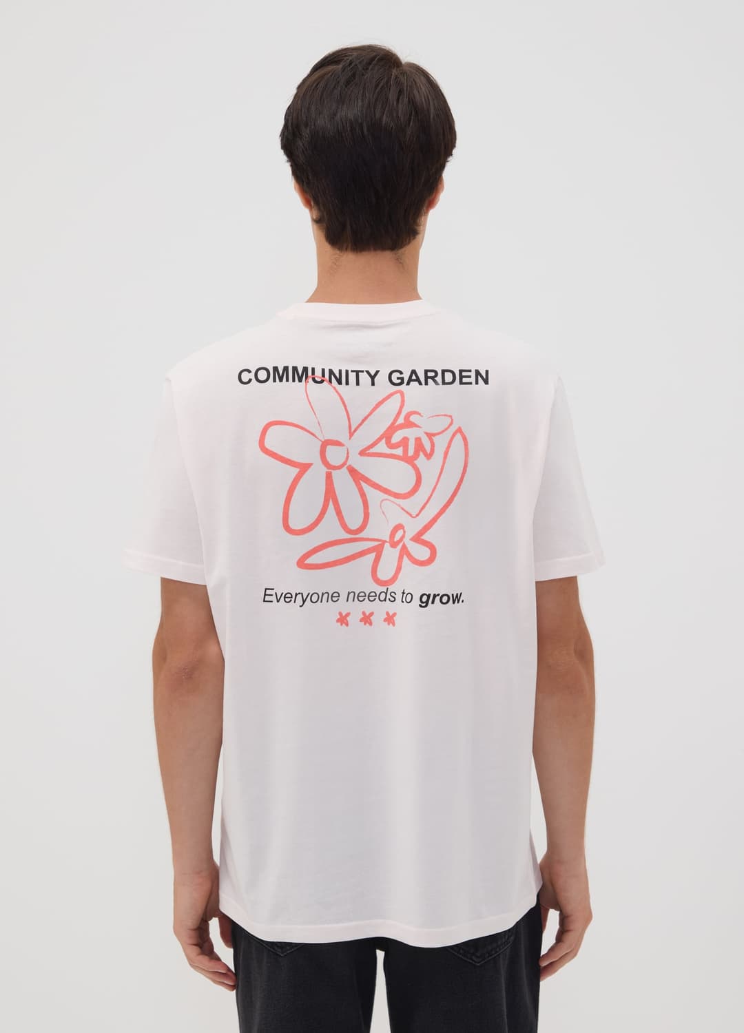 Weißes T-shirt Aus Reinem Baumwolljersey Mit Print | OVS Weißes T-shirt Aus Reinem Baumwolljersey Mit Print - 3 | OVS